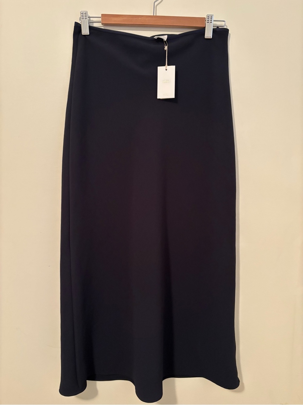 Wilfred Black Maxi Skirt - Minimal Straight Cut